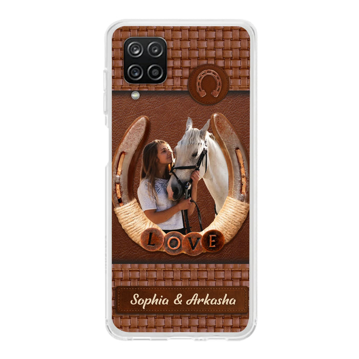 Custom Personalized Horse Phone Case - Upload Photo - Gift Idea Horse Lover - Case For iPhone And Samsung
