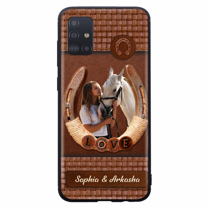 Custom Personalized Horse Phone Case - Upload Photo - Gift Idea Horse Lover - Case For iPhone And Samsung