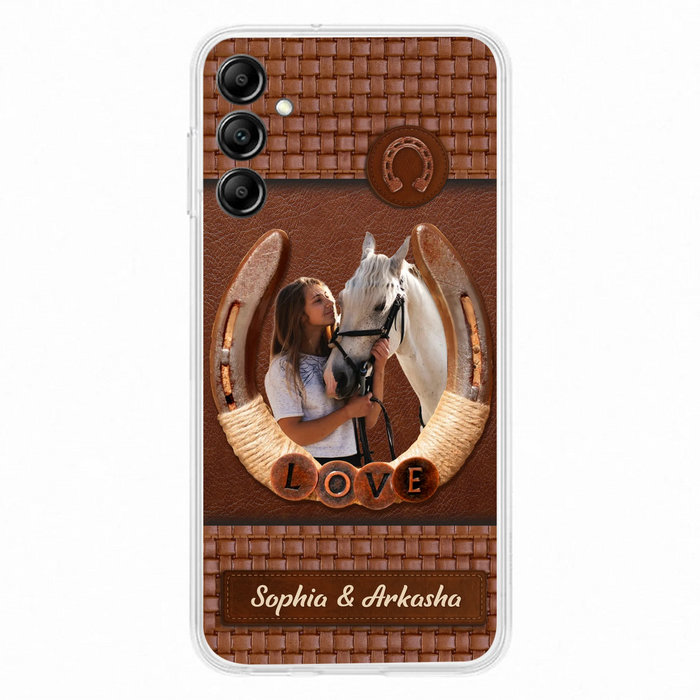 Custom Personalized Horse Phone Case - Upload Photo - Gift Idea Horse Lover - Case For iPhone And Samsung