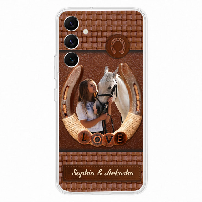 Custom Personalized Horse Phone Case - Upload Photo - Gift Idea Horse Lover - Case For iPhone And Samsung