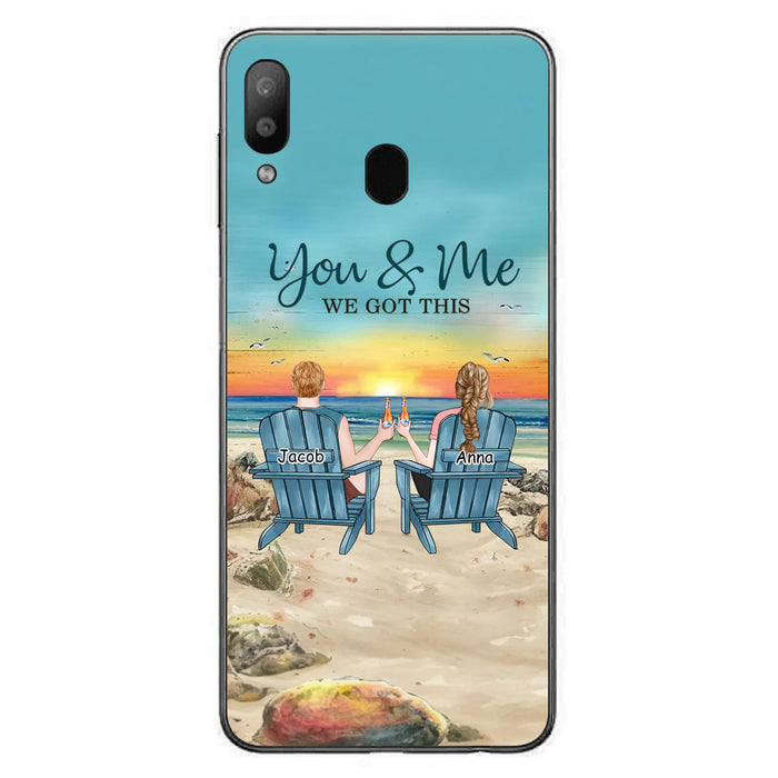 Custom Personalized Couple Phone Case - Gift Idea For Couple/ Valentines Day - You & Me We Got This - Case For iPhone/ Samsung