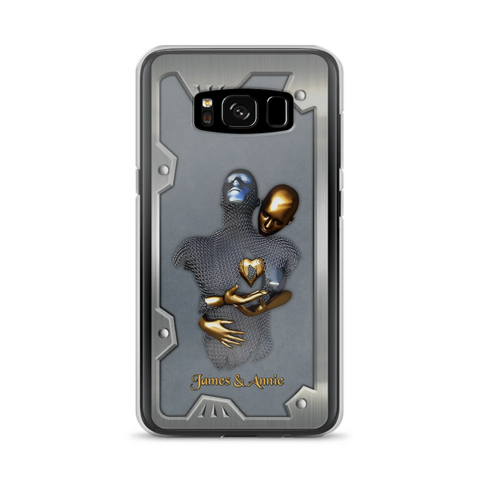 Custom Personalized Couple Phone Case - Gift Idea For Couple/ Valentines Day - Case For iPhone/ Samsung