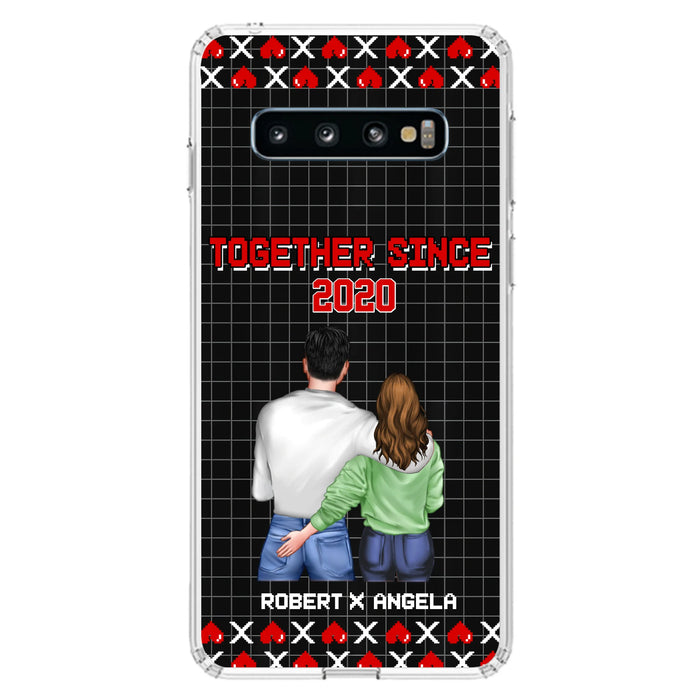 Custom Personalized Couple Phone Case - Gift Idea For Couple/Valentines Day - Together Since 2020 - Case For iPhone/Samsung