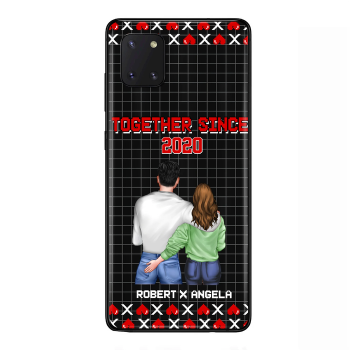 Custom Personalized Couple Phone Case - Gift Idea For Couple/Valentines Day - Together Since 2020 - Case For iPhone/Samsung