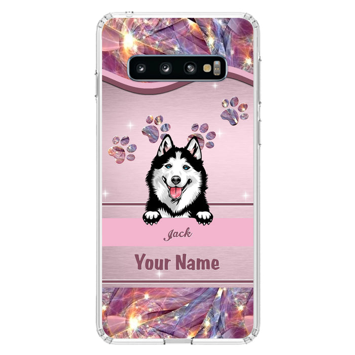 Custom Personalized Dog Phone Case For iPhone And Samsung - Gift Idea For Dog Lover - Up to 3 Dogs
