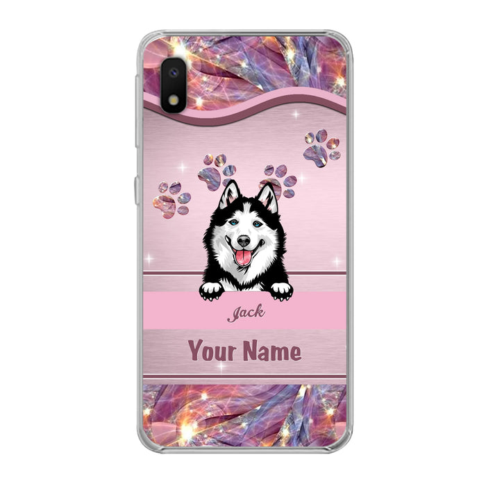 Custom Personalized Dog Phone Case For iPhone And Samsung - Gift Idea For Dog Lover - Up to 3 Dogs