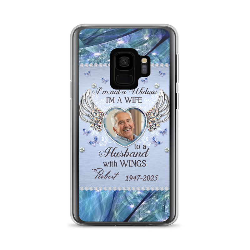 Personalized Memorial Phone Case - Memorial Gift Idea For Family - Case For iPhone/Samsung - I'm Not A Widow