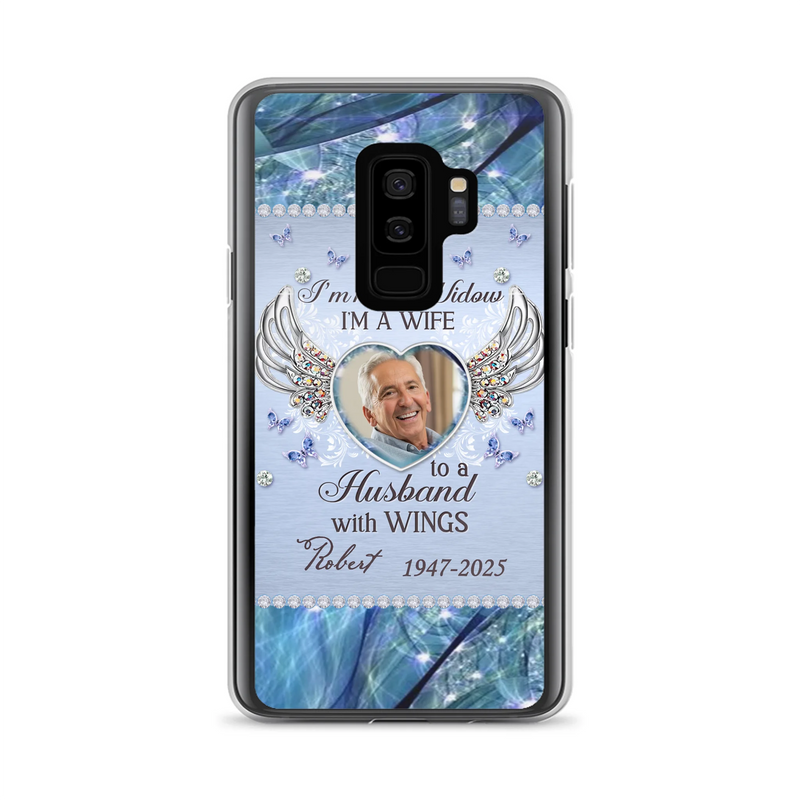 Personalized Memorial Phone Case - Memorial Gift Idea For Family - Case For iPhone/Samsung - I'm Not A Widow