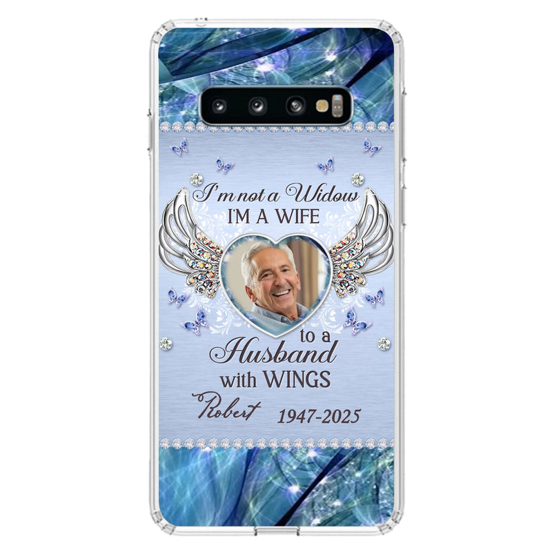 Personalized Memorial Phone Case - Memorial Gift Idea For Family - Case For iPhone/Samsung - I'm Not A Widow