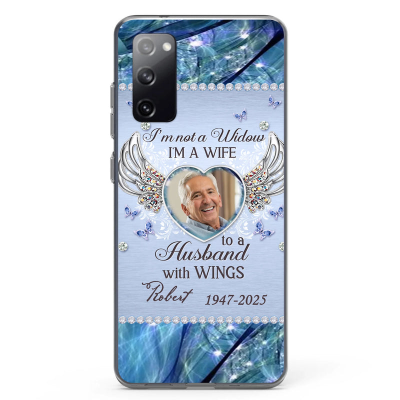 Personalized Memorial Phone Case - Memorial Gift Idea For Family - Case For iPhone/Samsung - I'm Not A Widow