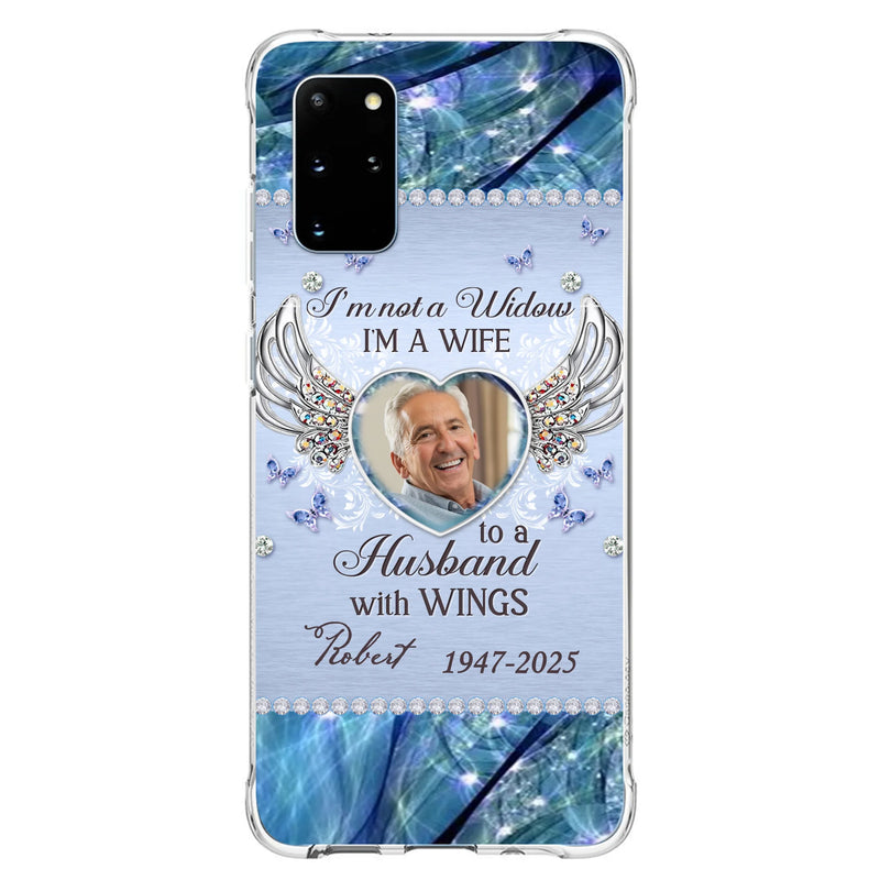 Personalized Memorial Phone Case - Memorial Gift Idea For Family - Case For iPhone/Samsung - I'm Not A Widow