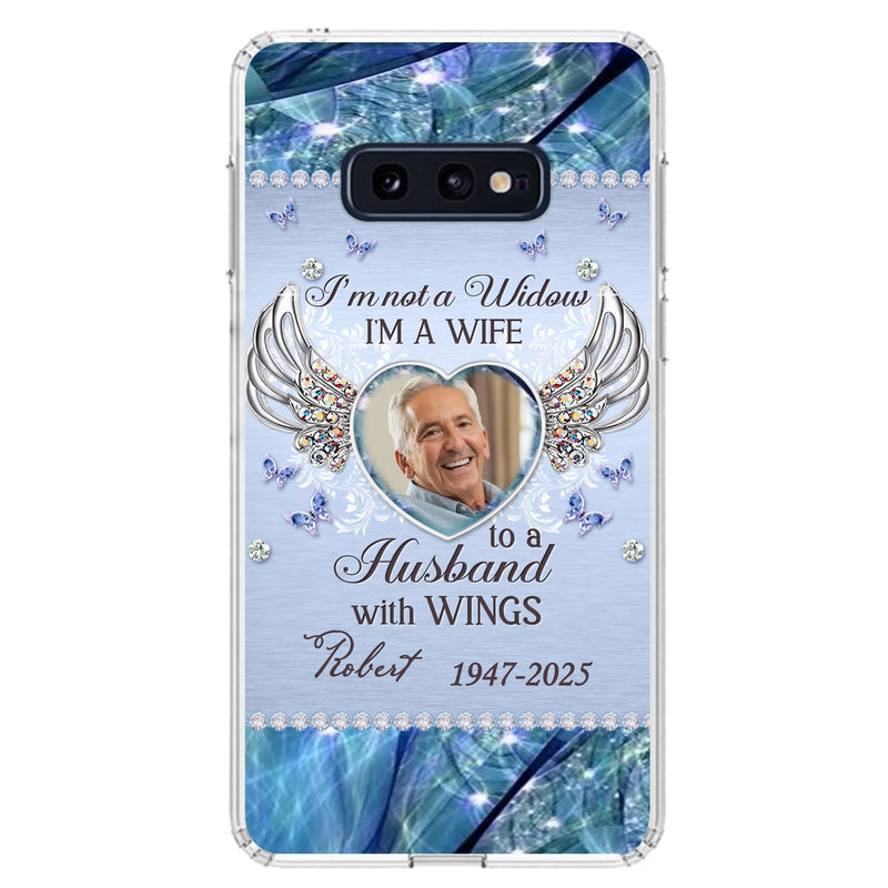 Personalized Memorial Phone Case - Memorial Gift Idea For Family - Case For iPhone/Samsung - I'm Not A Widow