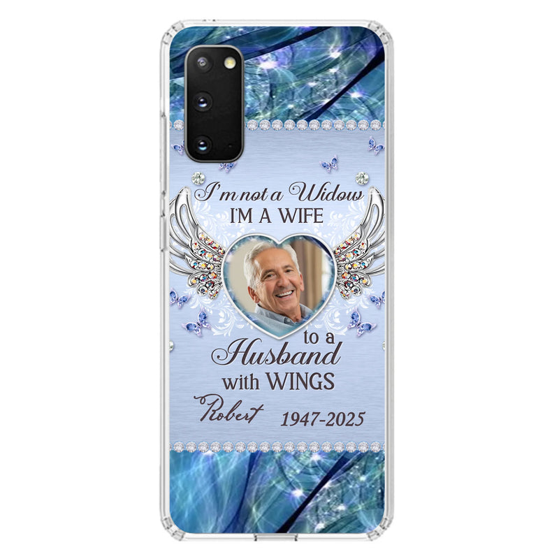Personalized Memorial Phone Case - Memorial Gift Idea For Family - Case For iPhone/Samsung - I'm Not A Widow