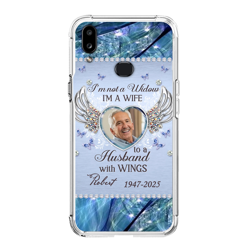 Personalized Memorial Phone Case - Memorial Gift Idea For Family - Case For iPhone/Samsung - I'm Not A Widow