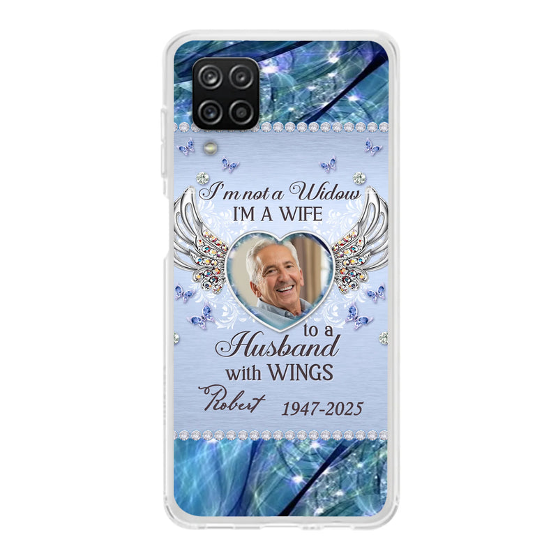 Personalized Memorial Phone Case - Memorial Gift Idea For Family - Case For iPhone/Samsung - I'm Not A Widow