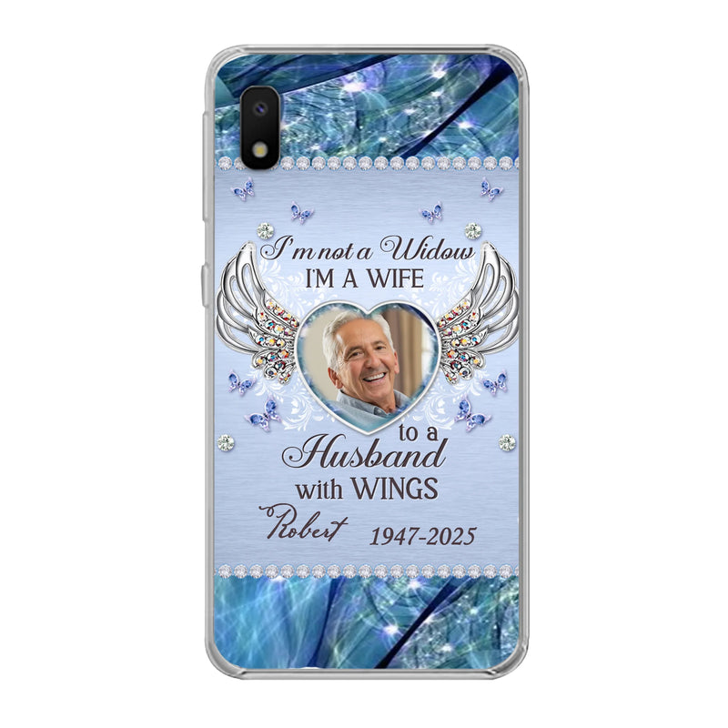 Personalized Memorial Phone Case - Memorial Gift Idea For Family - Case For iPhone/Samsung - I'm Not A Widow