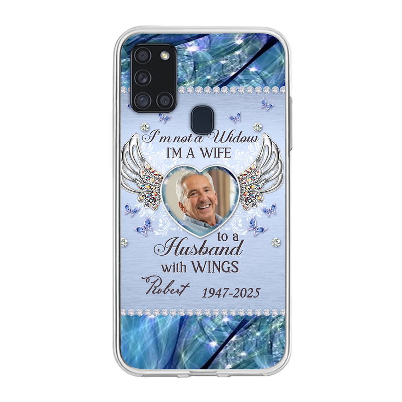 Personalized Memorial Phone Case - Memorial Gift Idea For Family - Case For iPhone/Samsung - I'm Not A Widow