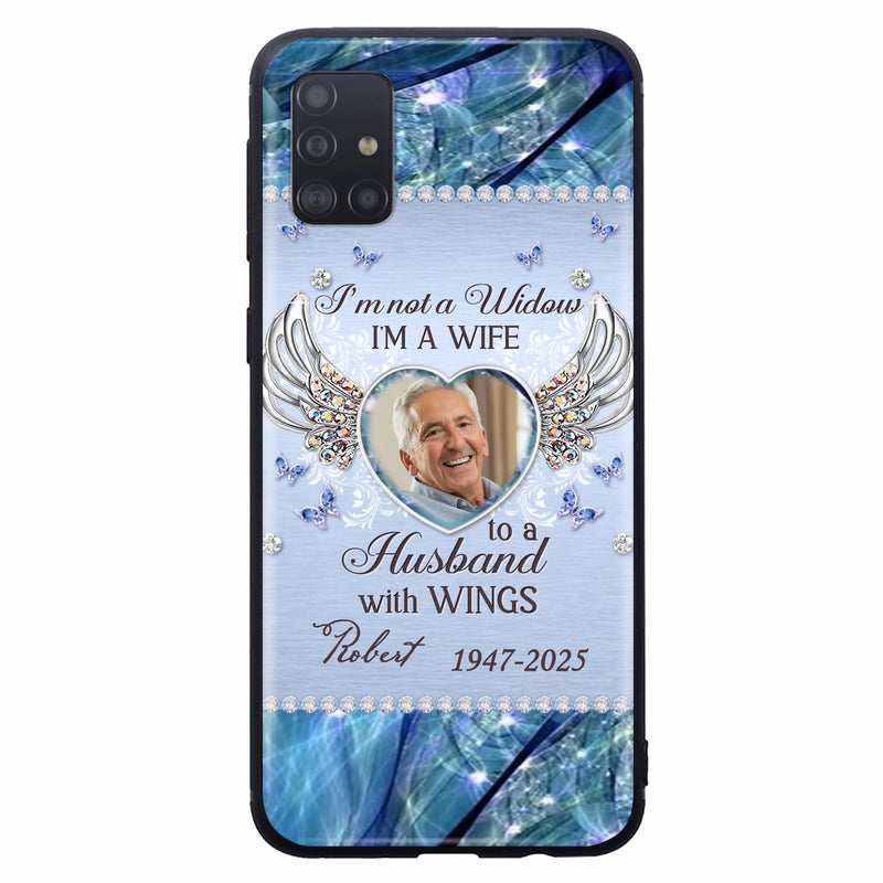 Personalized Memorial Phone Case - Memorial Gift Idea For Family - Case For iPhone/Samsung - I'm Not A Widow