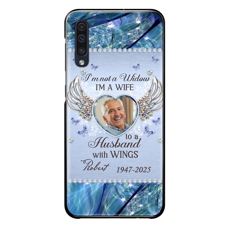 Personalized Memorial Phone Case - Memorial Gift Idea For Family - Case For iPhone/Samsung - I'm Not A Widow