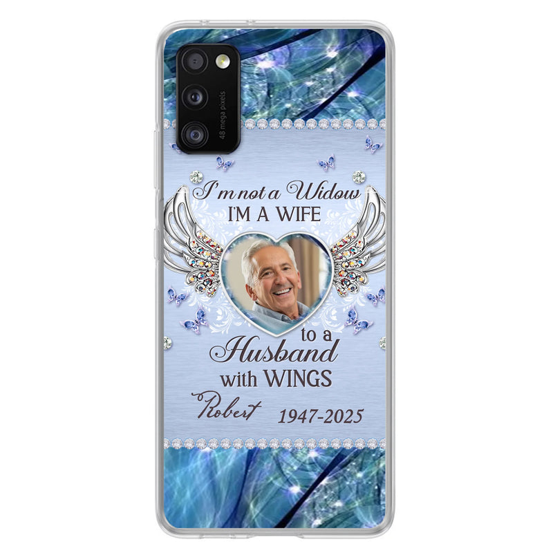Personalized Memorial Phone Case - Memorial Gift Idea For Family - Case For iPhone/Samsung - I'm Not A Widow