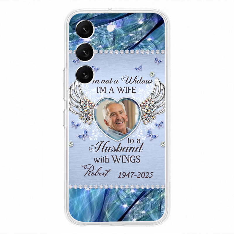 Personalized Memorial Phone Case - Memorial Gift Idea For Family - Case For iPhone/Samsung - I'm Not A Widow