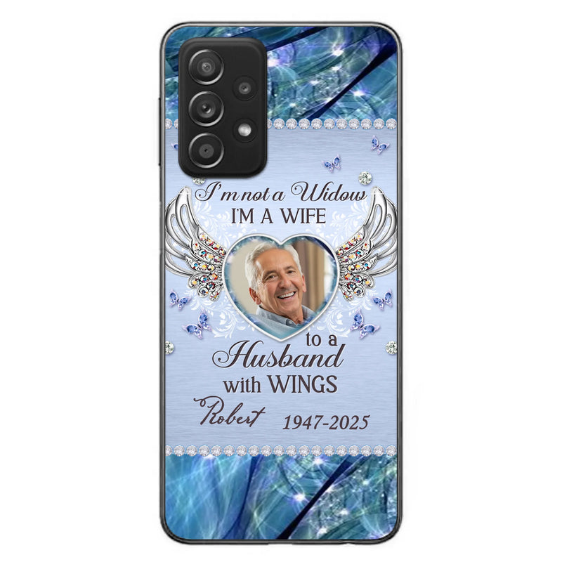 Personalized Memorial Phone Case - Memorial Gift Idea For Family - Case For iPhone/Samsung - I'm Not A Widow