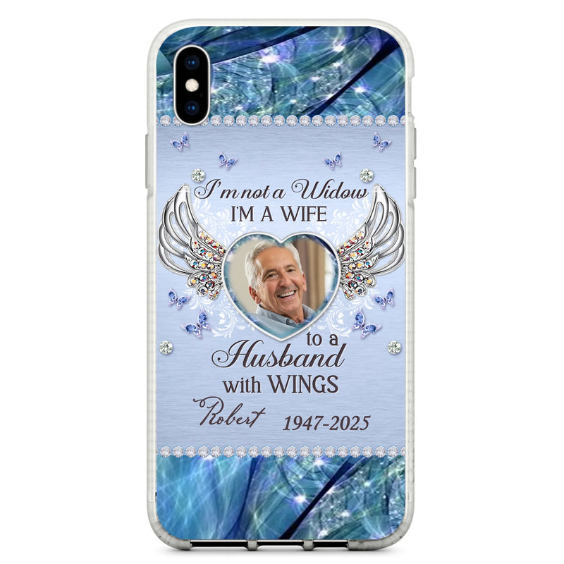 Personalized Memorial Phone Case - Memorial Gift Idea For Family - Case For iPhone/Samsung - I'm Not A Widow