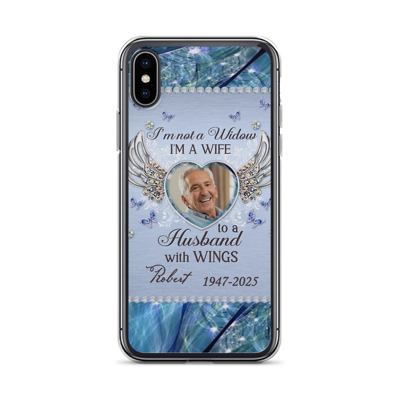 Personalized Memorial Phone Case - Memorial Gift Idea For Family - Case For iPhone/Samsung - I'm Not A Widow
