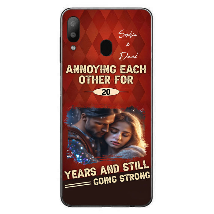 Personalized Couple Photo Phone Case - Gift Idea For Couple - Annoying Each Other For 20 Years And Still Going Strong - Case For iPhone/Samsung