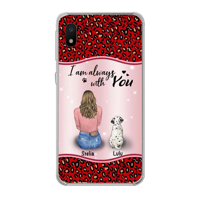 Personalized Dog Mom Phone Case - Up to 4 Dogs - Gift Idea For Dog Owners - I Am Always With You - Case For iPhone/Samsung