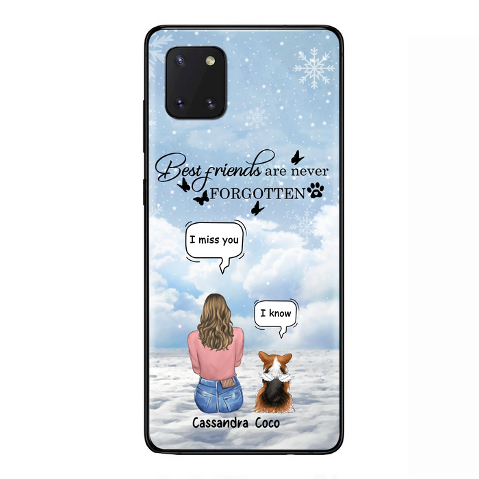Personalized Memorial Pet Phone Case - Up to 3 Pets - Memorial Gift Idea For Dog/Cat/Rabbits Owners - I Miss You - Case For iPhone/Samsung