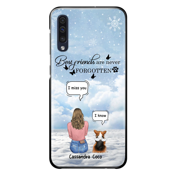 Personalized Memorial Pet Phone Case - Up to 3 Pets - Memorial Gift Idea For Dog/Cat/Rabbits Owners - I Miss You - Case For iPhone/Samsung