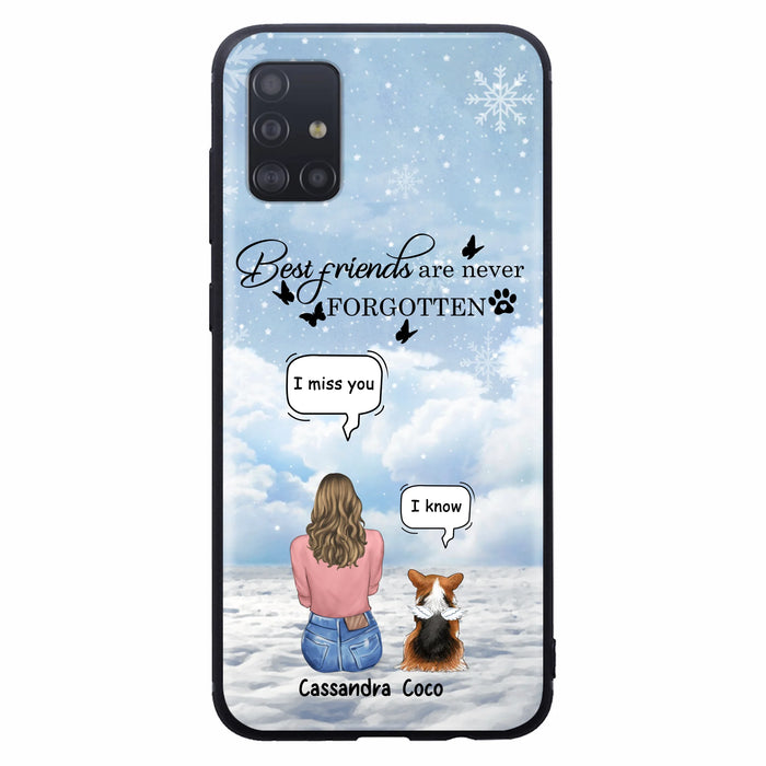 Personalized Memorial Pet Phone Case - Up to 3 Pets - Memorial Gift Idea For Dog/Cat/Rabbits Owners - I Miss You - Case For iPhone/Samsung