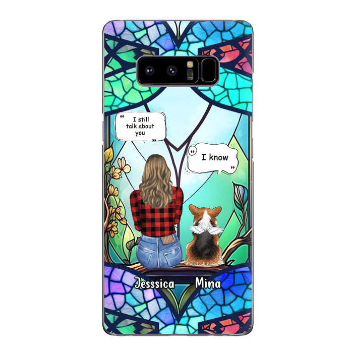 Custom Personalized Memorial Pet Phone Case - Memorial Gift Idea For Dog/ Cat/ Rabbits Owners - Up to 3 Dogs/ Cats/ Rabbits - Case For iPhone And Samsung