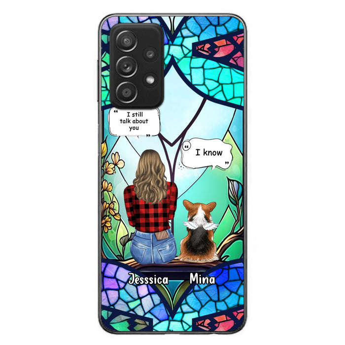 Custom Personalized Memorial Pet Phone Case - Memorial Gift Idea For Dog/ Cat/ Rabbits Owners - Up to 3 Dogs/ Cats/ Rabbits - Case For iPhone And Samsung