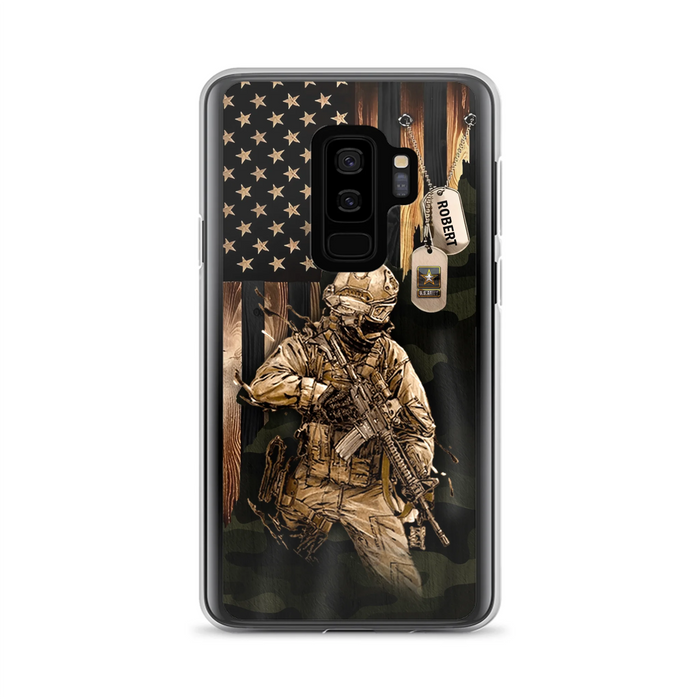 Custom Personalized Veteran iPhone/ Samsung Phone Case - Gift Idea For Veteran