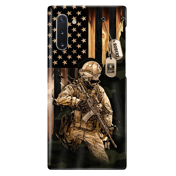 Custom Personalized Veteran iPhone/ Samsung Phone Case - Gift Idea For Veteran
