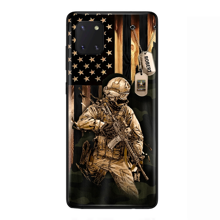 Custom Personalized Veteran iPhone/ Samsung Phone Case - Gift Idea For Veteran