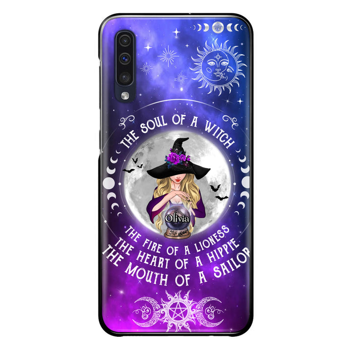 Personalized Witch Phone Case - Halloween Gift Idea For Witch Lovers - The Soul Of A Witch - Case For iPhone/Samsung