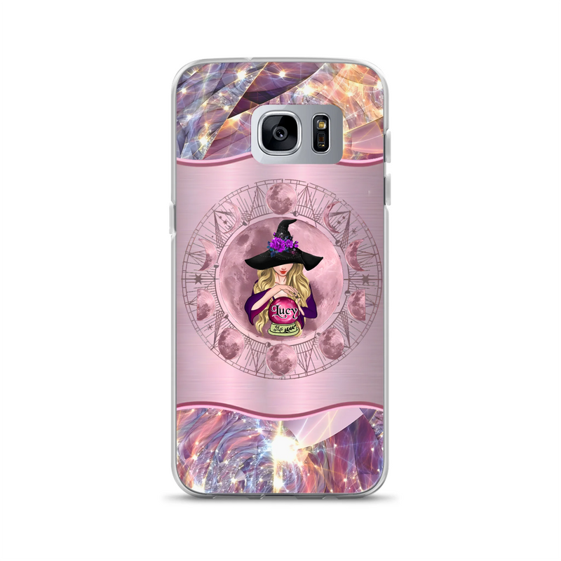 Personalized Witch Phone Case - Halloween Gift Idea For Witch Lovers - Case For iPhone/Samsung