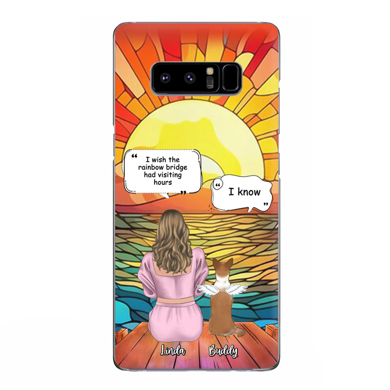 Personalized Memorial Dog Phone Case - Up to 4 Dogs - Memorial Gift Idea For Dog Owners - Case for iPhone/Samsung