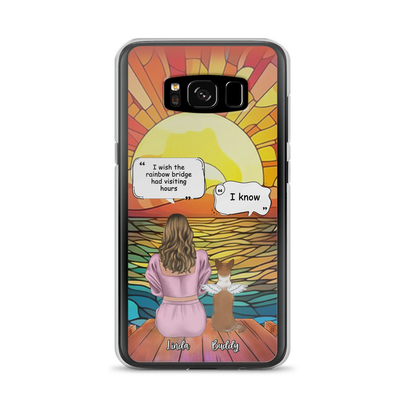 Personalized Memorial Dog Phone Case - Up to 4 Dogs - Memorial Gift Idea For Dog Owners - Case for iPhone/Samsung
