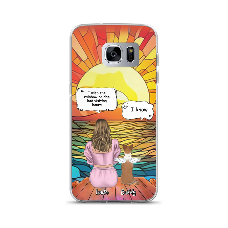 Personalized Memorial Dog Phone Case - Up to 4 Dogs - Memorial Gift Idea For Dog Owners - Case for iPhone/Samsung