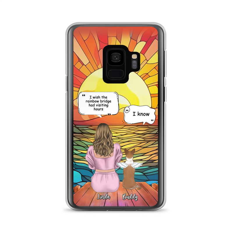 Personalized Memorial Dog Phone Case - Up to 4 Dogs - Memorial Gift Idea For Dog Owners - Case for iPhone/Samsung