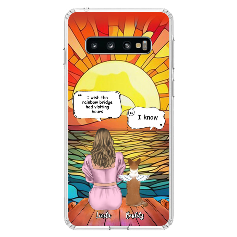 Personalized Memorial Dog Phone Case - Up to 4 Dogs - Memorial Gift Idea For Dog Owners - Case for iPhone/Samsung