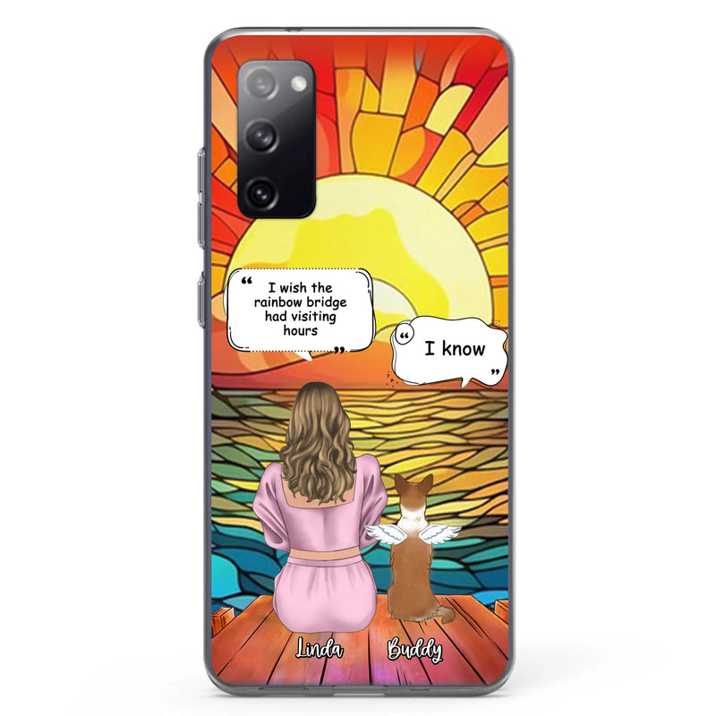 Personalized Memorial Dog Phone Case - Up to 4 Dogs - Memorial Gift Idea For Dog Owners - Case for iPhone/Samsung
