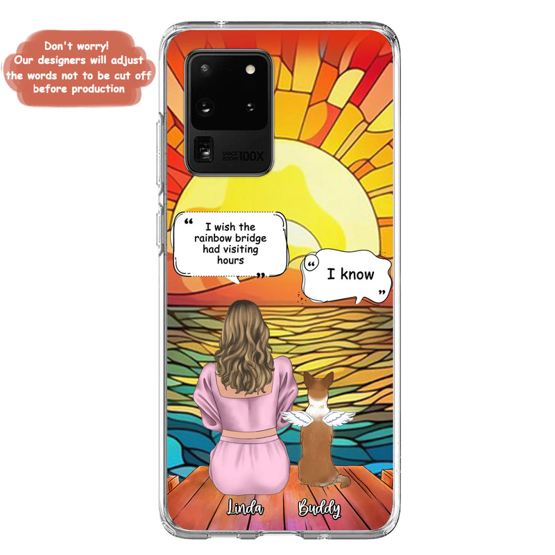 Personalized Memorial Dog Phone Case - Up to 4 Dogs - Memorial Gift Idea For Dog Owners - Case for iPhone/Samsung