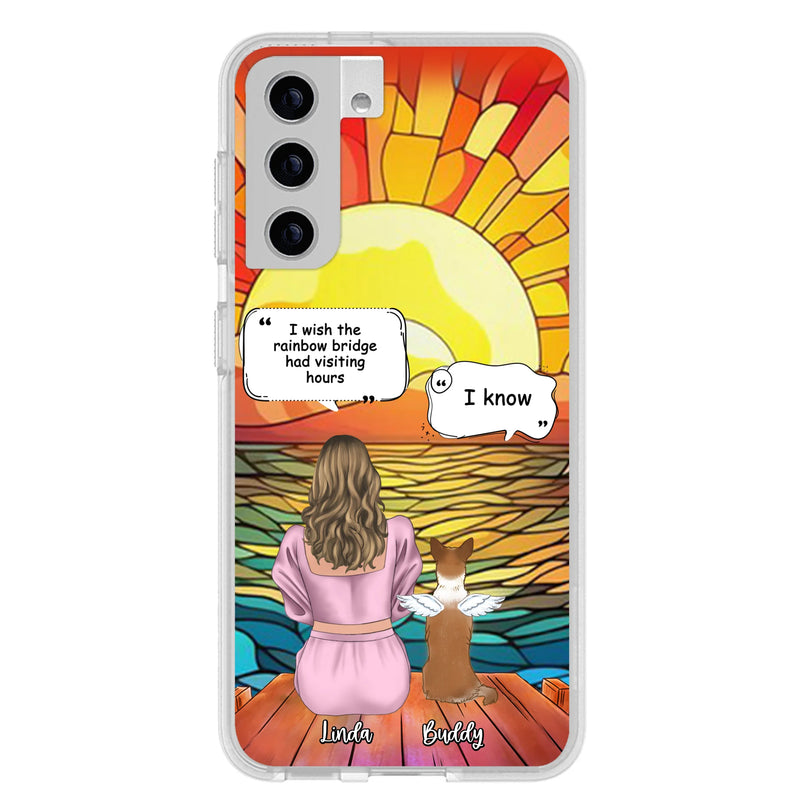 Personalized Memorial Dog Phone Case - Up to 4 Dogs - Memorial Gift Idea For Dog Owners - Case for iPhone/Samsung