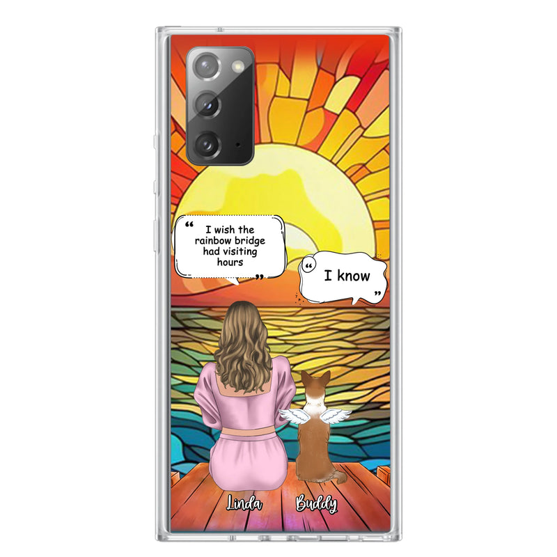 Personalized Memorial Dog Phone Case - Up to 4 Dogs - Memorial Gift Idea For Dog Owners - Case for iPhone/Samsung