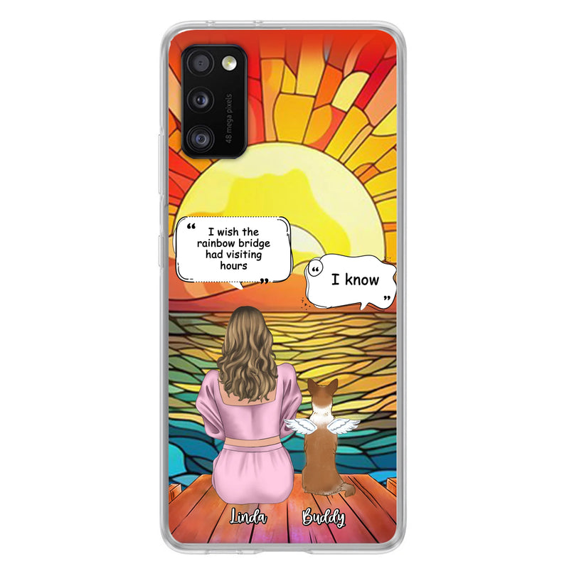 Personalized Memorial Dog Phone Case - Up to 4 Dogs - Memorial Gift Idea For Dog Owners - Case for iPhone/Samsung
